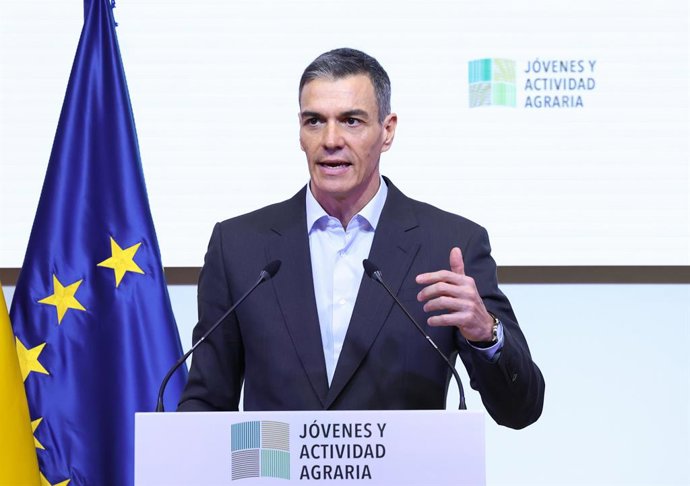 El presidente del Gobierno, Pedro Sánchez