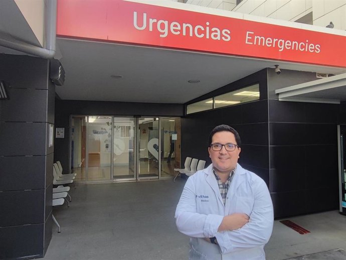 El doctor Diego Toledo, nuevo coordinador del Área de Urgencias del Hospital Vithas Málaga