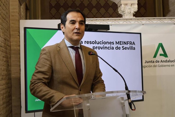 El consejero de Justicia, Administración Local y Función Pública de la Junta de Andalucía, José Antonio Nieto.