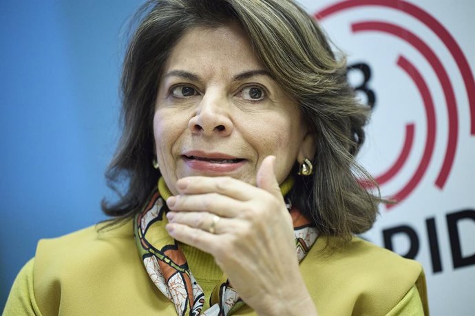 A ex-presidente da Costa Rica, Laura Chinchilla, durante uma entrevista para a Europa Press, em 14 de janeiro de 2026, em Madri (Espanha). Laura Chinchilla foi presidente da Costa Rica entre 2010 e 2014 pelo Partido Liberação Nacional, tornando-se a prime