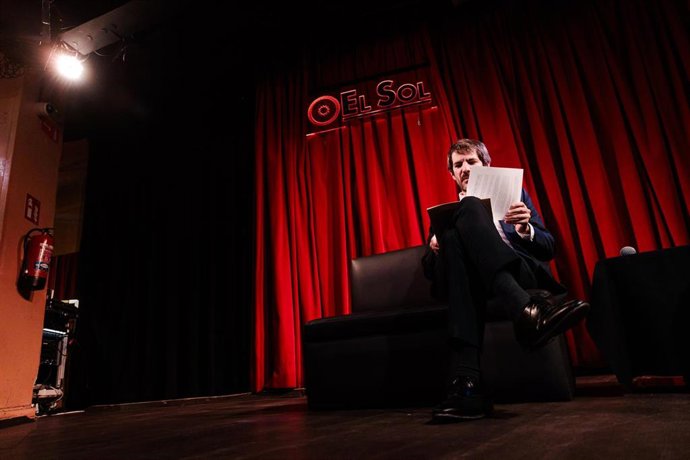 El ministro de Cultura, Ernest Urtasun, presenta medidas de apoyo del Ministerio de Cultura a salas de música en vivo en la sala el Sol, a 14 de enero de 2026, en Madrid (España).