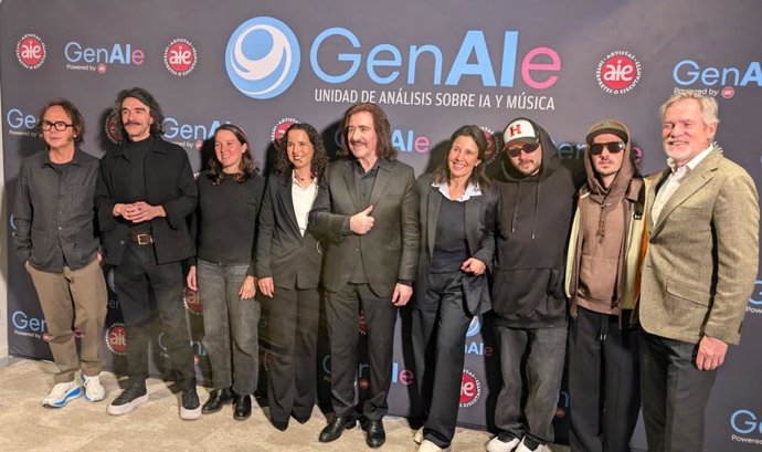Luis Cobos durante la jornada de presentación de GenAIe,