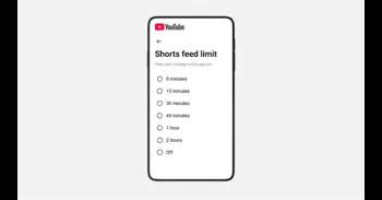 YouTube incorpora un temporizador para limitar el tiempo que los adolescentes pasan viendo los shorts