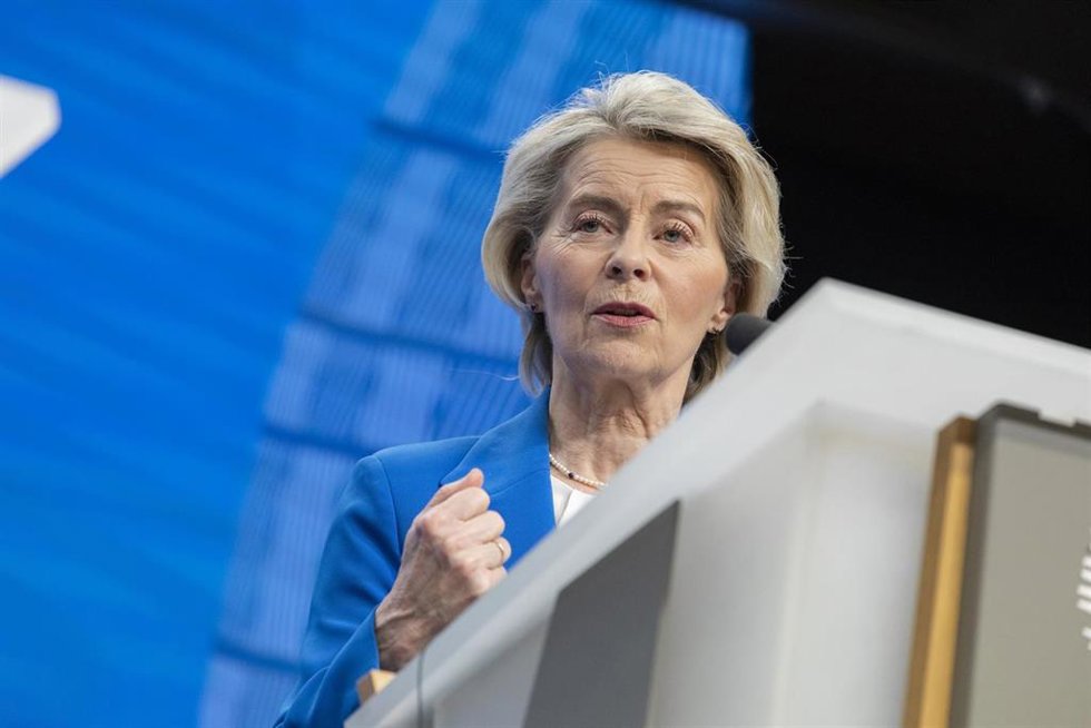 La presidenta de la Comisión Europea, Ursula von der Leyen