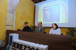 El delegado de Cultura, Grandes Eventos, Patrimonio Histórico y Capitalidad Europea de la Cultura del Ayuntamiento de Jerez de la Frontera (Cádiz), Francisco Zurita, presentando el primer Ciclo de Música de Cámara de la Banda Municipal de la ciudad.