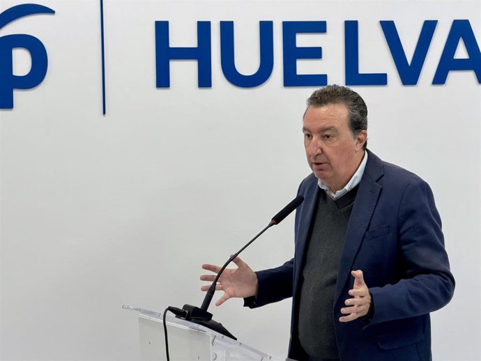 El presidente del PP de Huelva, Manuel Andrés González.