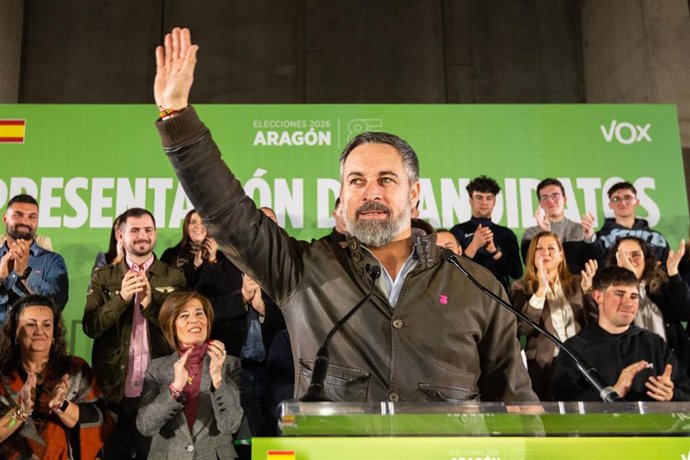 El presidente de VOX, Santiago Abascal 