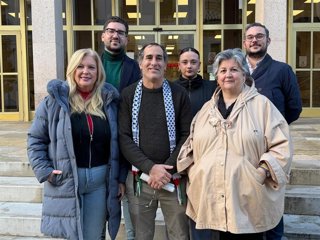 Representantes de la mesa de partidos de la coalición Hacemos Córdoba.