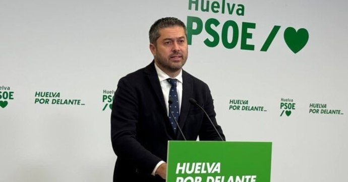 El secretario de Organización del PSOE de Huelva, Francisco Baluffo.