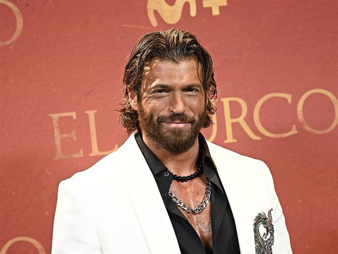 Can Yaman durante la presentación de su nueva serie, ‘El Turco’, a 14 de enero de 2026, en Madrid (España).