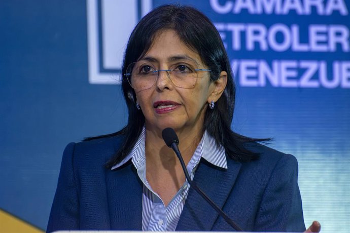 Archivo - Arquivo - 20 de novembro de 2024, Caracas, Miranda, Venezuela: Delcy Rodríguez, vice-presidente executiva da Venezuela e ministra de Hidrocarbonetos da Venezuela.