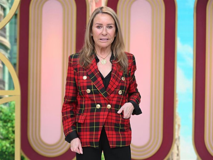 La periodista Marina Castaño durante la presentación de 'Top Chef: Dulces y Famosos'