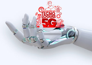 Imagen de recurso acerca del ámbito de la tecnología y el 5G que centran los cursos formativos.