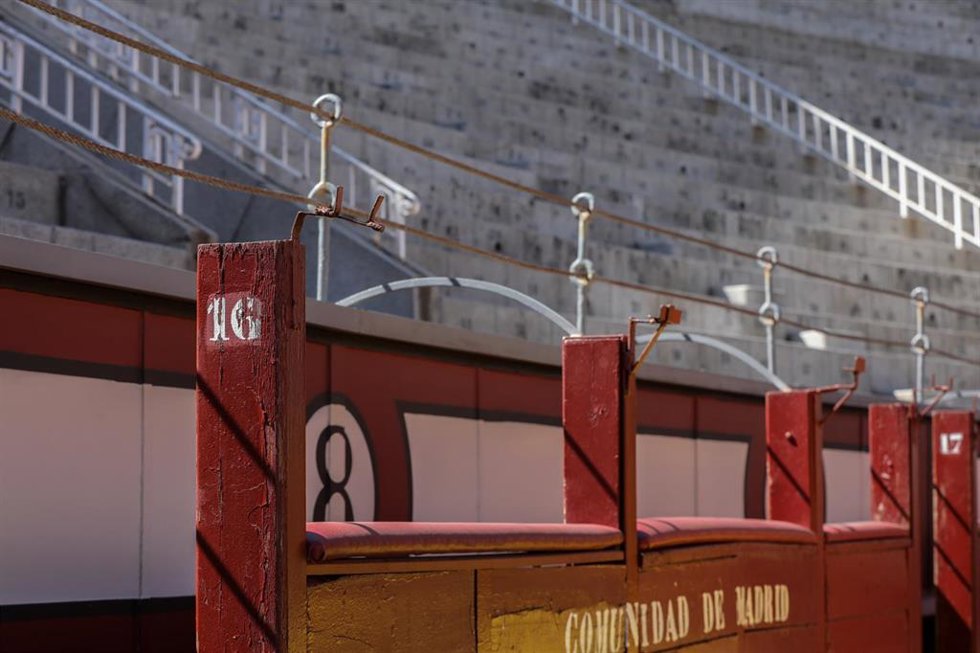 Archivo - Burladero de la Plaza de Toros de las Ventas de Madrid.