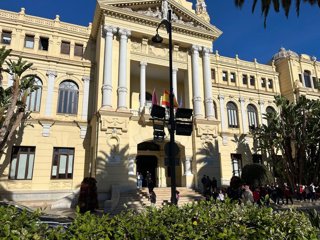 Archivo - Vista del edificio del Ayuntamiento de Málaga en una imagen de archivo