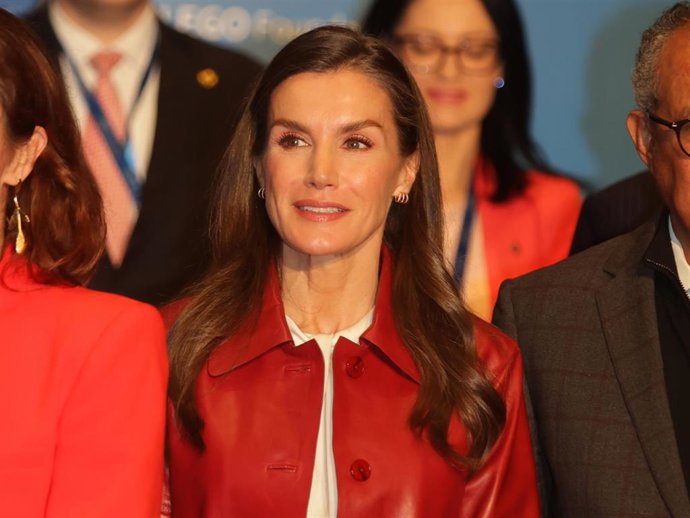 La reina Letizia asiste al Global Caregivers Forum organizado por UNICEF y la OMS en CaixaForum Madrid