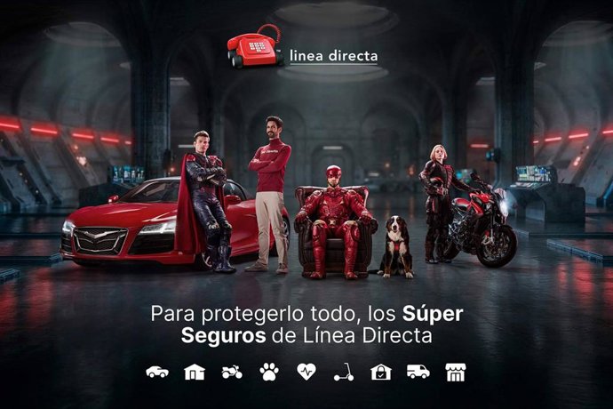 Los 'Súper Seguros' protagonizan la nueva campaña de Línea Directa