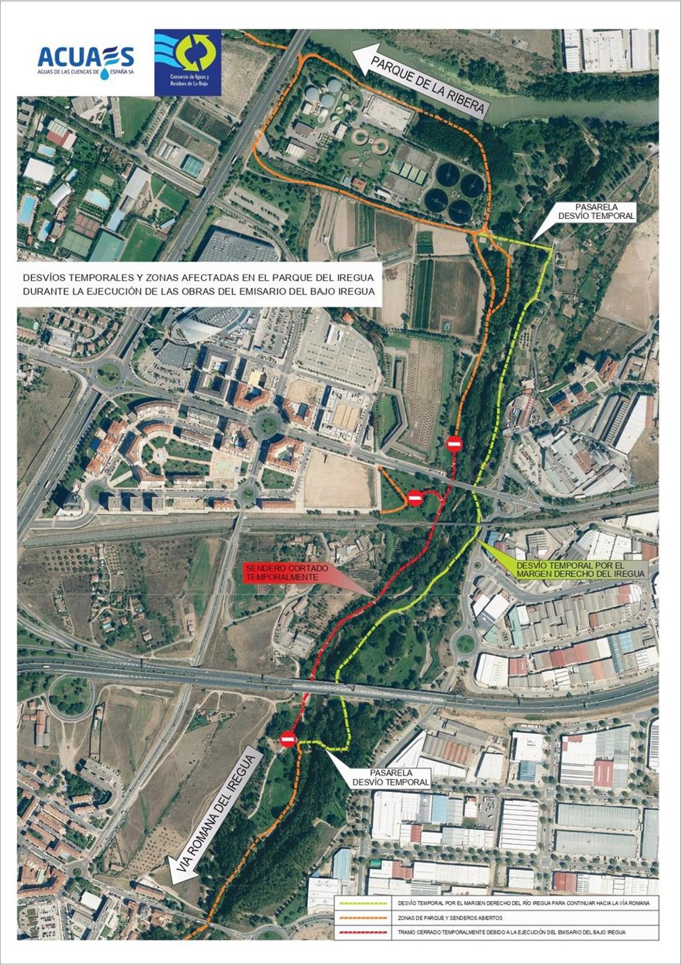 Plano de las obras
