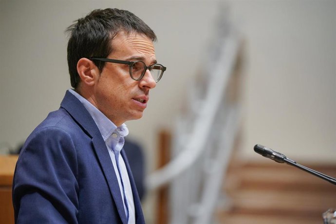 El líder de EH Bildu en el Parlamento Vasco, Pello Otxandiano