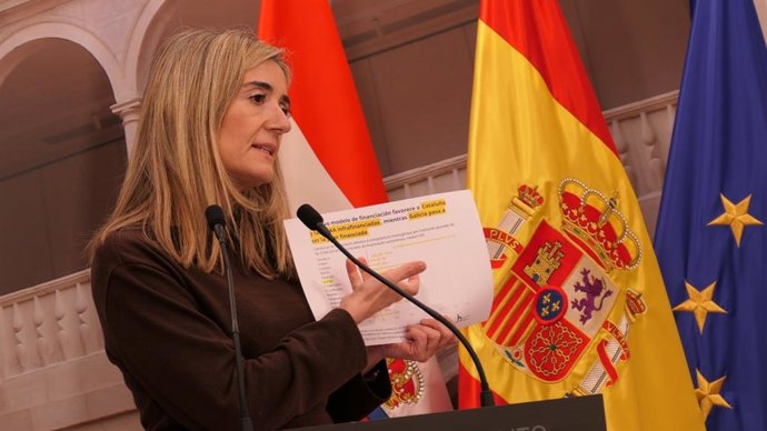 La portavoz del PP en el Parlamento de La Rioja, Cristina Maiso