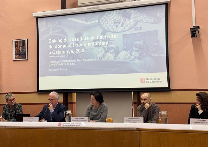 Momento de la rueda de prensa para presentar los resultados