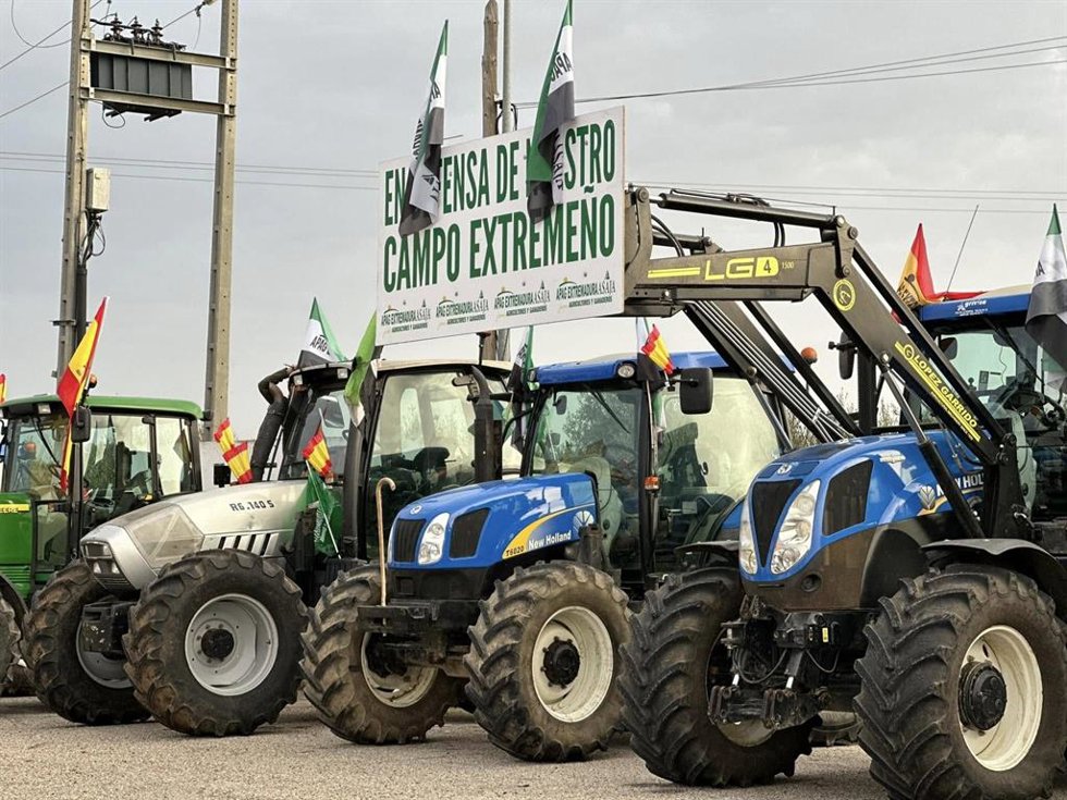 Archivo - Tractorada de APAG, en una foto de archivo