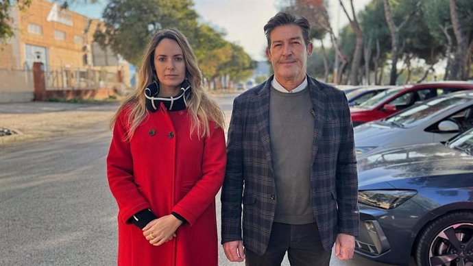 Antonio Alcázar y Yolanda Gómez, concejales del grupo municipal Vox en el Ayuntamiento de Málaga.