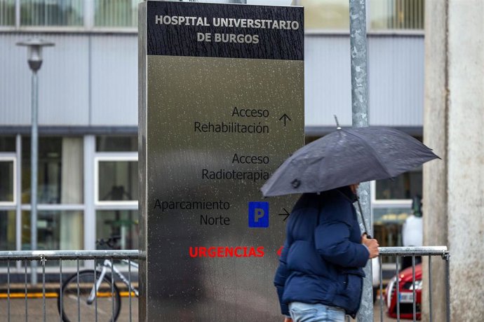Hospital Universitario de Burgos, a 13 de enero de 2026, en Burgos, Castilla y León (España). 