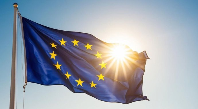 Archivo - Arquivo - Imagem da bandeira europeia.