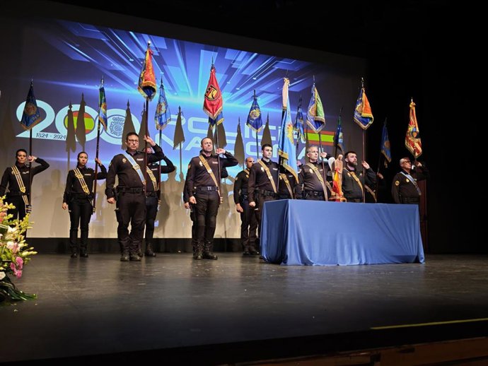 Acto de celebración en Alicante del 202 aniversario de la Policía Nacional