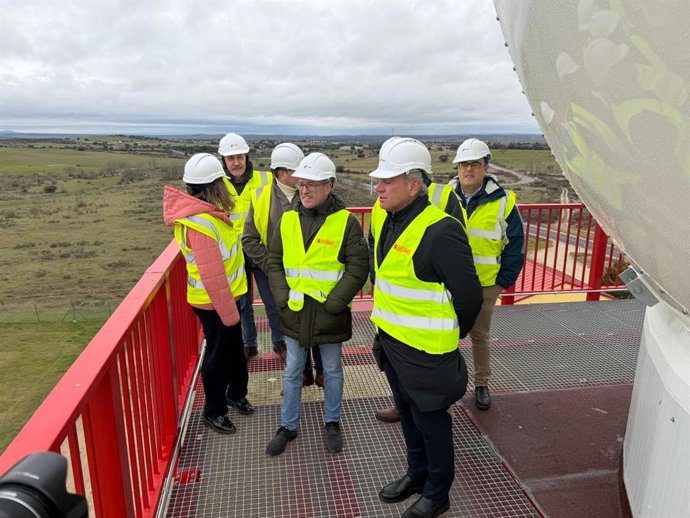 Visita del secretario de Estado Hugo Morán al radar que se ha instalado en Guadramiro (Salamanca).