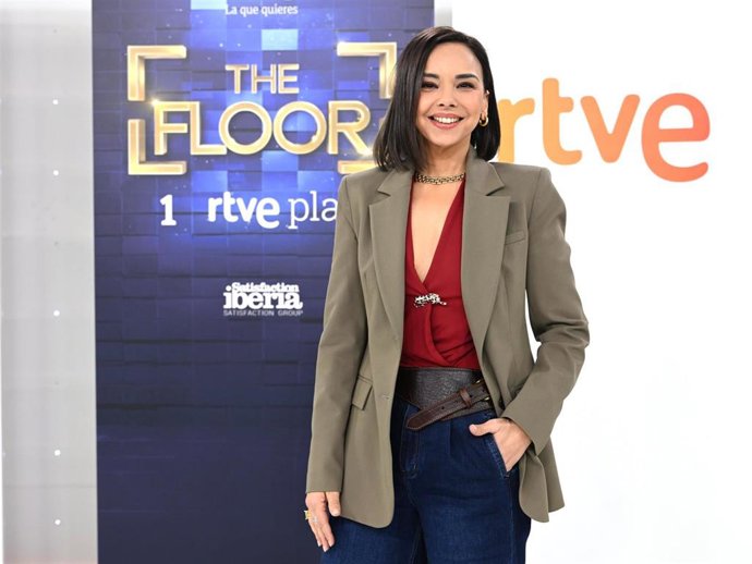 Chenoa durante la presentación de la segunda temporada de ‘The Floor’, a 15 de enero de 2026, en Madrid (España).