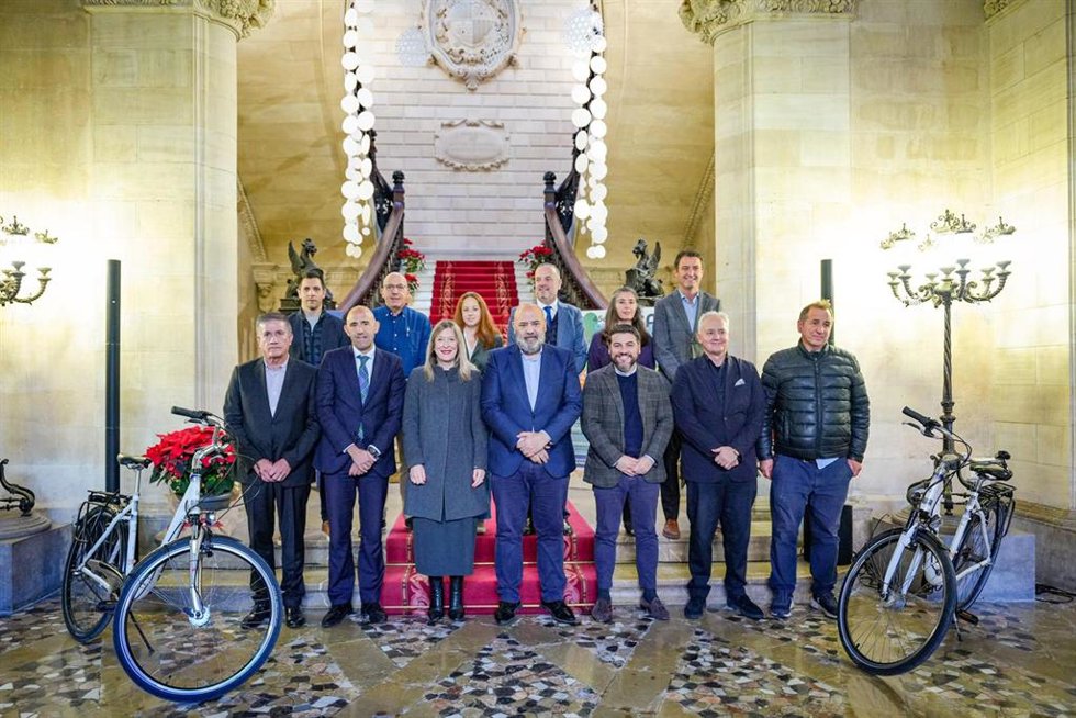 El alcalde de Palma, Jaime Martínez, en la presentación de la 45 edición de la Diada Ciclista de Sant Sebasti.