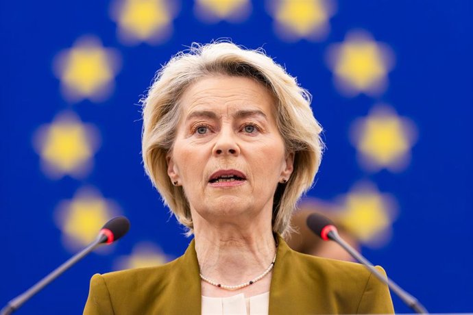 Archivo - La presidenta de la Comisión Europea, Ursula von der Leyen