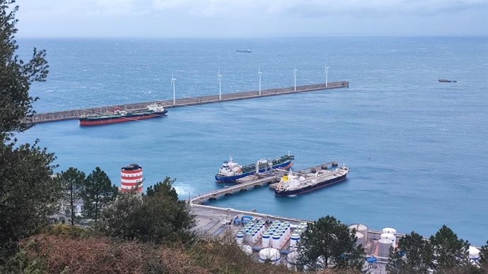 Archivo - Vista del Puerto de Bilbao