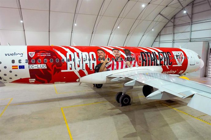 Avión personalizado del Athletic Club