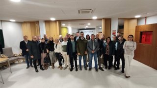 Reunión del presidente provincial del PP de Almería, Ramón Fernández-Pacheco, con los portavoces del partido en la comarca de Nacimiento.