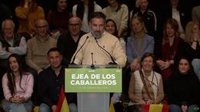 Abascal (Vox) tilda de "politiquería barata" la apuesta de Azcón por un Gobierno fuerte