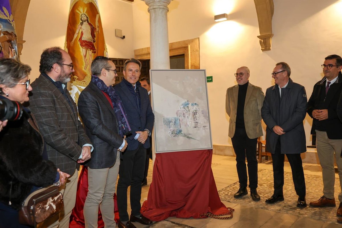 El artista Nono García firma el cartel de la Semana Santa de Lorca