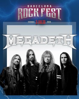 Megadeth se incorpora al cartel del Barcelona Rock Fest