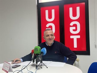 El secretario general de UGT Cantabria, Mariano Carmona