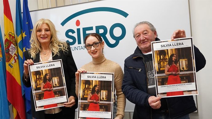La soprano Silvia Llera va ufiertar un conciertu llíricu'l 23 de xineru nel Centru Polivalente de Llugones