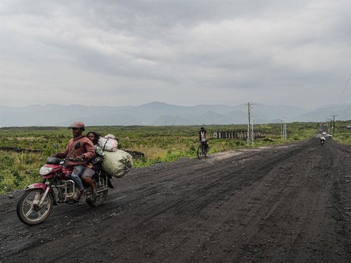 Archivo - October 19, 2025, Goma, Nord-Kivu, DEMOCRATIC REPUBLIC OF THE CONGO: 20/11/2025, GOMA, DEMOCRATIC REPUBLIC OF THE CONGO, DRCÂ , refugees, retourned persons. Daily life under the domination of AFC/M23 rebel soldiers, M23, since the conquest of No