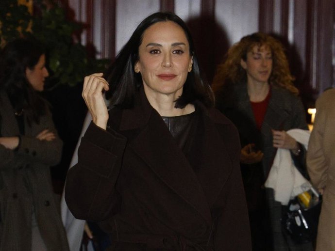 Tamara Falcó sale de un restaurante este jueves 15 de enero