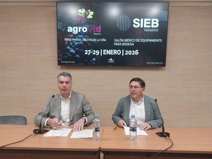 El director general de Feria de Valladolid, Alberto Alonso, presenta las próximas ediciones de Agrovid y SIEB