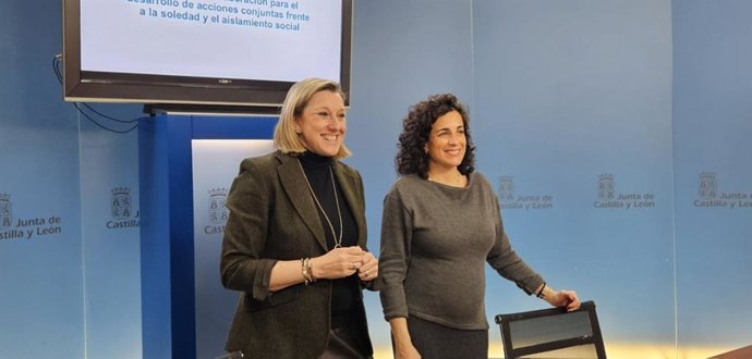 La vicepresidenta del Gobierno autonómico y consejera de Familia e Igualdad de Oportunidades, Isabel Blanco, firma un protocolo de colaboración con el Consejo de Colegios Profesionales de Farmacéuticos de Castilla y León (Concyl)