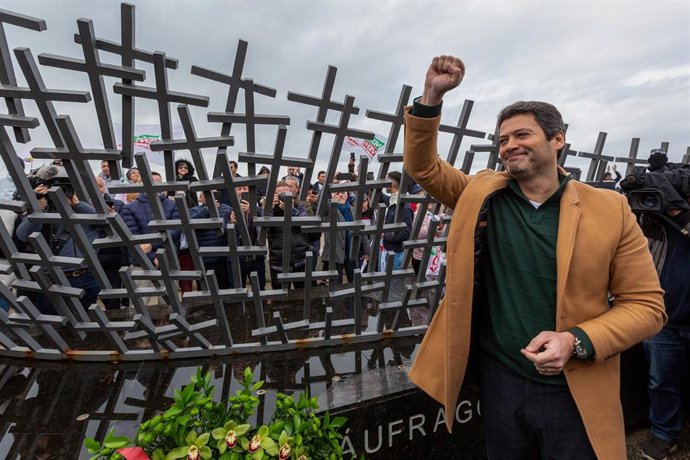 André Ventura, líder de la ultraderecha de Portugal.