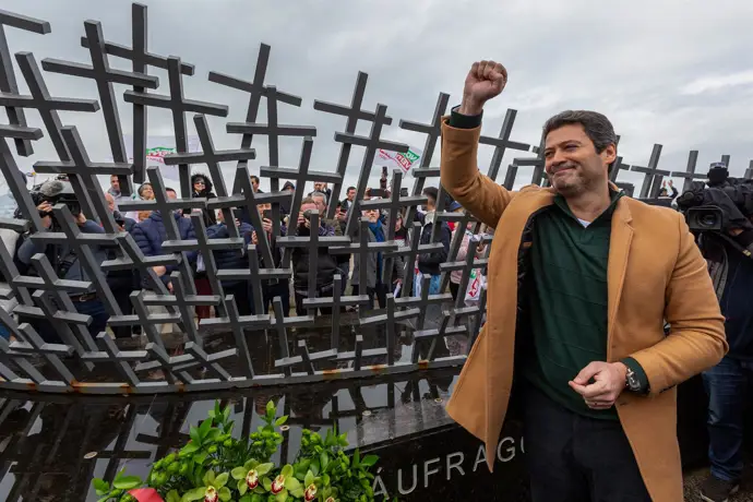 André Ventura, líder da ultradireita de Portugal.