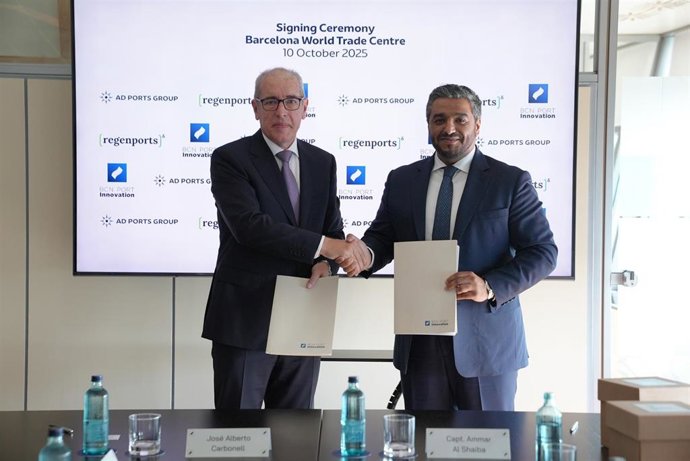 El grupo emiratí AD Ports Group se convierte en el primer socio del programa RegenPorts