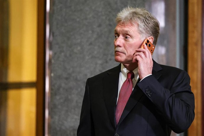 El portavoz presidencial, Dimitri Peskov, en un acto en el museo Hermitage.